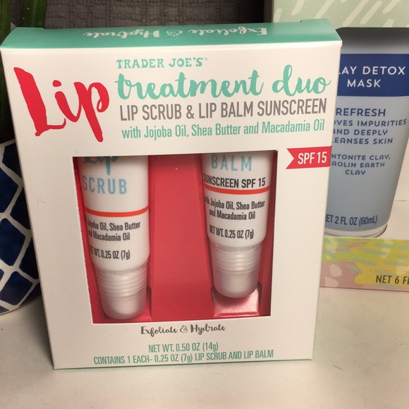 Trader Joe’s Makeup Trader Joes Lip Balm Kit And Face Mask Set Nwt